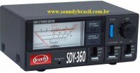SOUNDY SDY-360 Wattmetro/Medidor ROE HF/VHF/UHF (1,8~160MHz / 140~525MHz) 200W  - Zoom