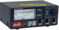 SOUNDY SDY-360 Wattímetro/Medidor ROE HF/VHF/UHF (1,8~160MHz / 140~525MHz) 200W  - Zoom