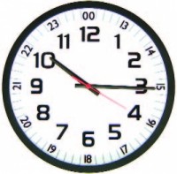 MFJ-131RC - CLOCK, ANALOG, ATOMIC, 12~, 12/24HR - Zoom